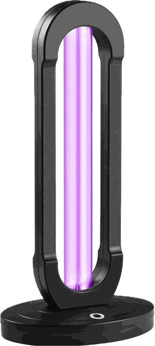 Portable UV-C lamp used as an optional supplemental step